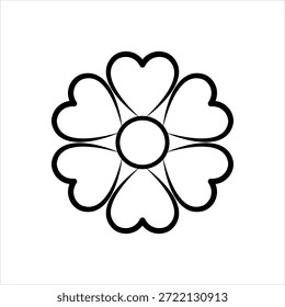 Vector icono gráfico para floral