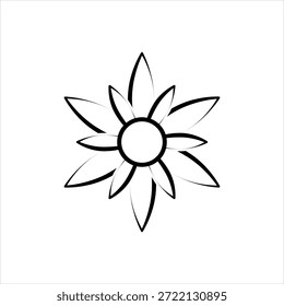 Icono gráfico del Vector para las cosas del jardín