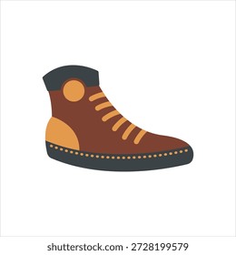 Icono gráfico de Vector para la bota de senderismo