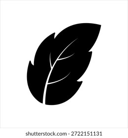 Vector graphic icon for leafage