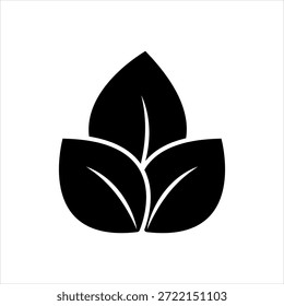 Vektorgrafik-Symbol für Minzblätter