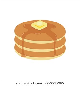Ícone gráfico vetorial para panqueca