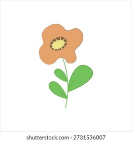 Vector graphic icon for poppy