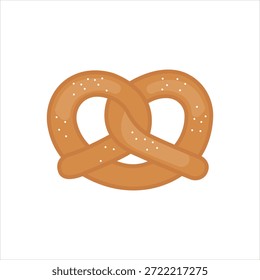 Vektorgrafik-Symbol für Salzbrezel