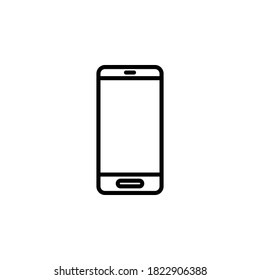 Vector Graphic Icon of Smartphone, lineal icon. good for ecommerce, web, application, business, and etc