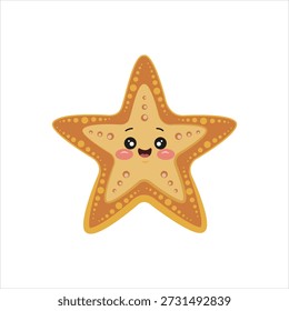 Vector graphic icon for starfish