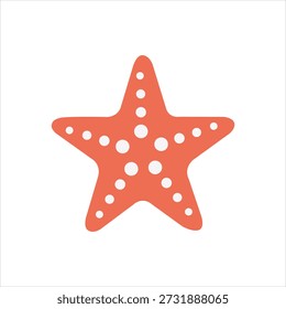 Vector graphic icon for starfish