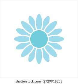 Vector graphic icon for stylized floral