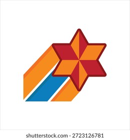 Vector graphic icon for Stylized Star