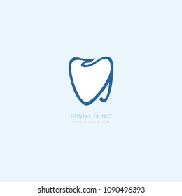 Vector graphic icon template for dental clinic. dentist treatment and health and mouth. Illustration for your business. Logotype, Logo
