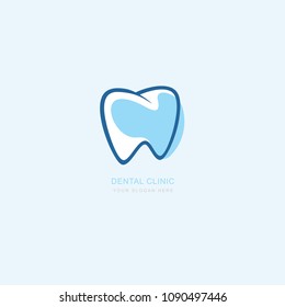 Vector graphic icon template for dental clinic. dentist treatment and health and mouth. Illustration for your business. Logotype, Logo