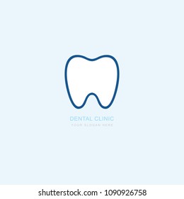 Vector graphic icon template for dental clinic. dentist treatment and health and mouth. Illustration for your business. Logotype, Logo