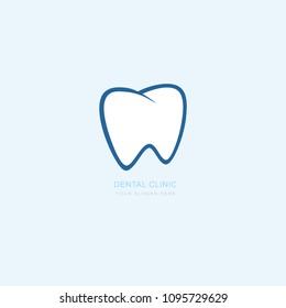 Vector graphic icon template for dental clinic. dentist treatment and health and mouth. Illustration for your business. Logotype, Logo