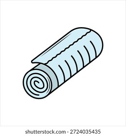 Icono gráfico de Vector para papel higiénico