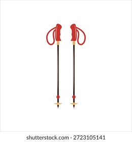 Ícone gráfico vetorial para os Polos de Trekking