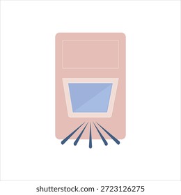 Icono gráfico del Vector para la ventilación