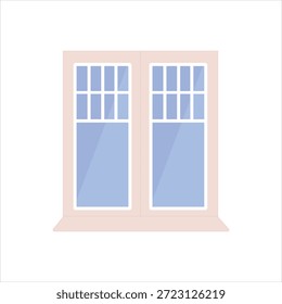 Vektorgrafik-Symbol für Vinylfenster