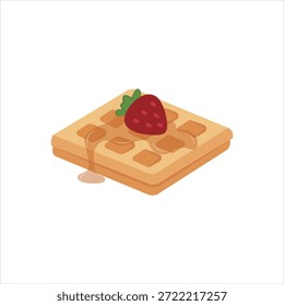 Vektorgrafik-Symbol für Waffel