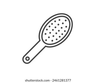 Vector graphic icons of beauty in the form of combs for massage or darsonval procedures.