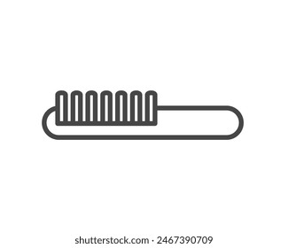 Vector graphic icons of beauty in the form of combs for massage or darsonval procedures.