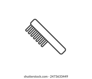 Vector graphic icons of beauty in the form of combs for massage or darsonval procedures.