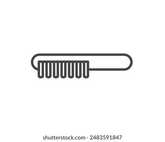 Vector graphic icons of beauty in the form of combs for massage or darsonval procedures.