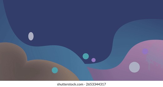 Ilustração gráfica vetorial de fundo de onda de gradiente abstrato, muito elegante para o seu design

