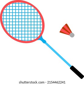 Ilustración gráfica vectorial de Badminton