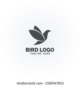 vector graphic illustration bird logo, two bird logo