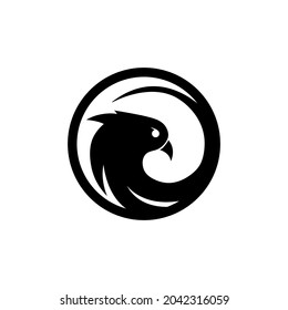 
vector graphic illustration of birds with black color is good for logos...