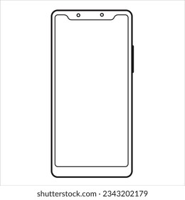  Ilustración gráfica vectorial, Icono de llamada, icono de Smartphone