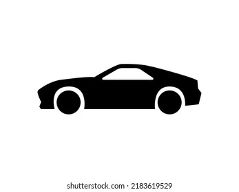Vector Graphic Illustration of car silhouette.