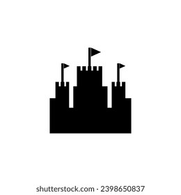 Vektorgrafik des Schlossbaus, dieser Vektorgrafik ist gut für Deckung, Banner, Logo, Symbol