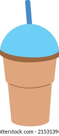 Vector graphic illustration of drink
