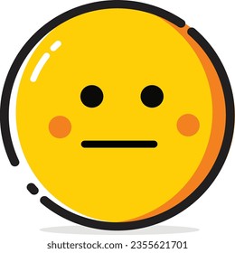ilustración gráfica vectorial de la expresión emoji