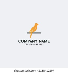 vector graphic illustration of enggang bird logo.