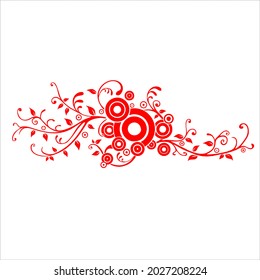 vector graphic illustration of flowers good for greetings or invitations