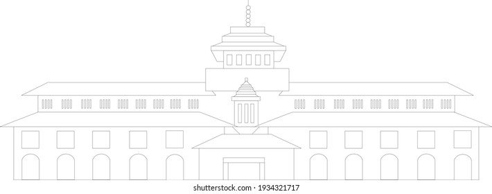 90 Gedung Sate Bandung Stock Vectors Images And Vector Art Shutterstock 5531