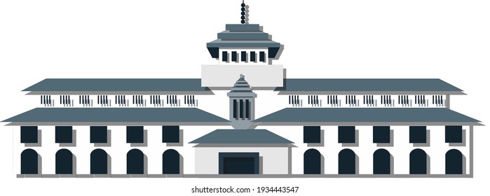 90 Gedung Sate Bandung Stock Vectors Images And Vector Art Shutterstock 3370