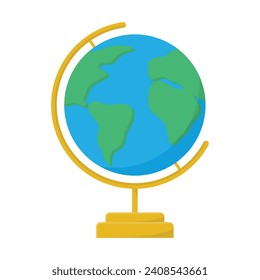 vector graphic illustration of a globe