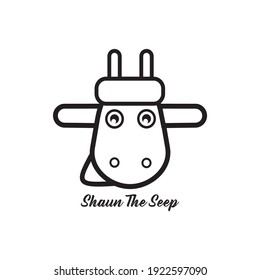 vector graphic illustration goat great for design logos, icon, picture and others. there is a color black and white