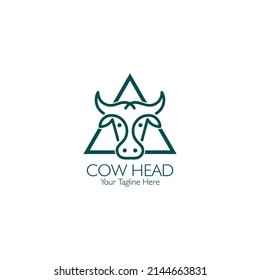 vector graphic illustration of goat head logo and  goat logo.