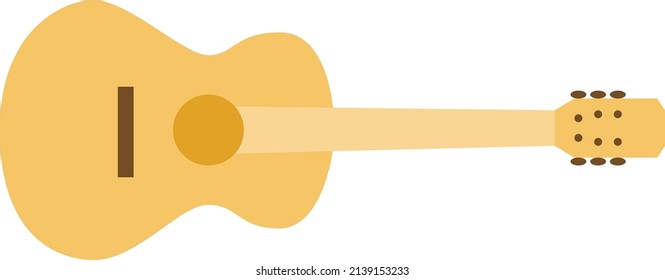 Vector graphic illustration of Guitar