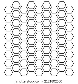 Vector graphic illustration of  hexagon background nice for Background, logo decoration, wallpapers 