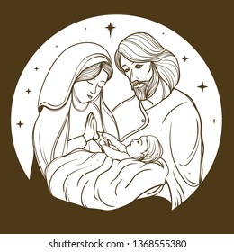 Vector graphic Illustration of Jesus day