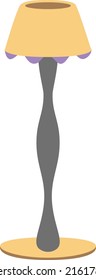 Vector graphic illustration of Lamp