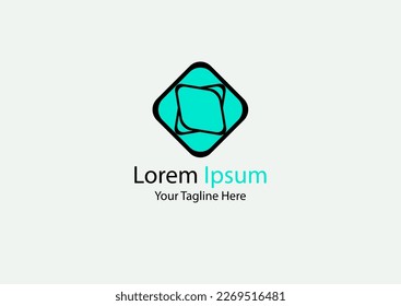 vector graphic illustration logo design for company or brand name