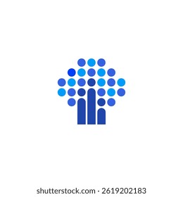 design de logotipo de ilustração gráfica vetorial para o líder, liderança com estilo de espaço negativo pictograma