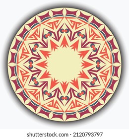 vector graphic illustration for mandalas with full color, suitable for patterns, symbols, decorations, wallpaper ornaments and others.