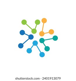 vector graphic illustration of molecules perfect for education science, medicine, chemical compounds, atoms, nuclear compounds,etc
